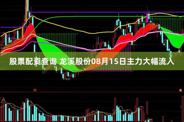 股票配资查询 龙溪股份08月15日主力大幅流入